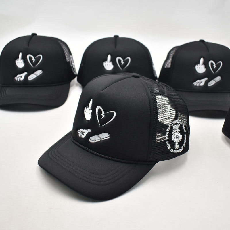 Fuck Love Give me Drugs Trucker Hats